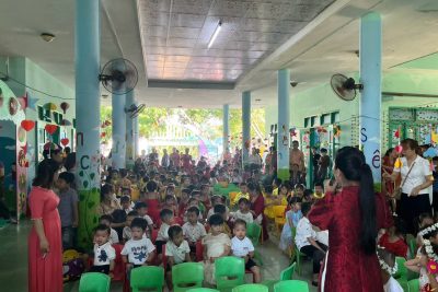 Lễ tổng kết phát thưởng- chia tay các bé 5 tuổi ra trường năm học 2022-2023.